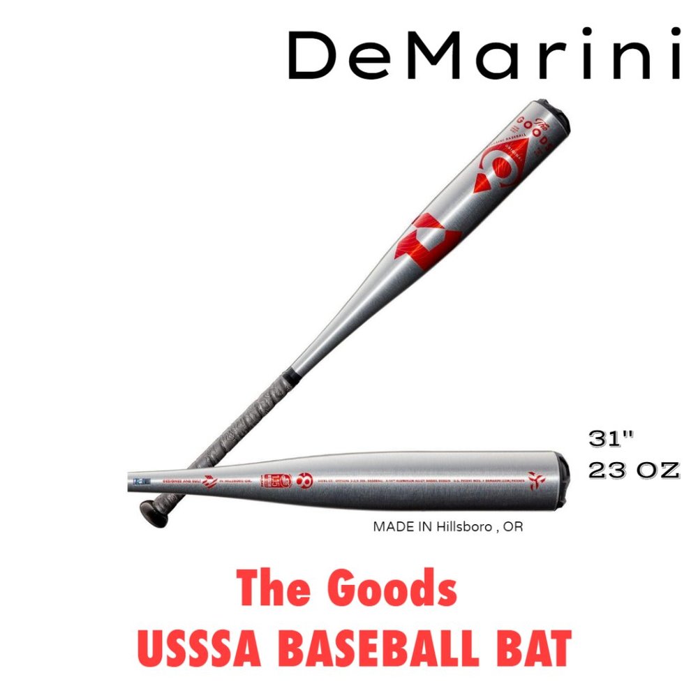 BRAND NEW DEMARINI BASEBALL BAT 31" // THE GOODS // ONE PIECE USSSA DROP 8